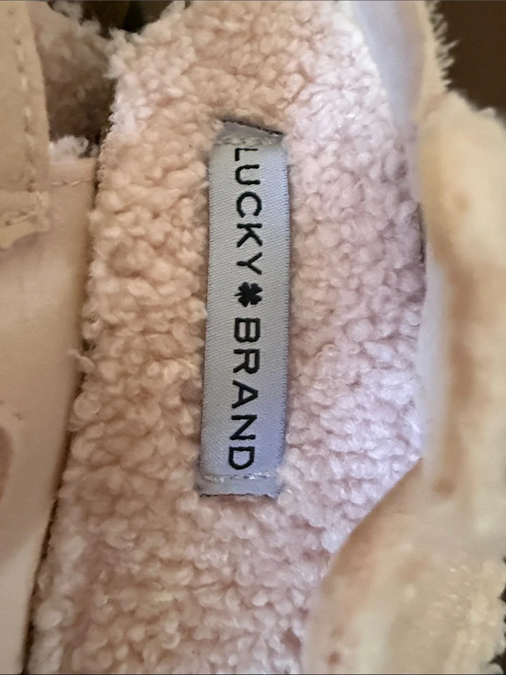 Lucky Brand Baby Girls' Pink Fuzzy Double-Buckle Sandals